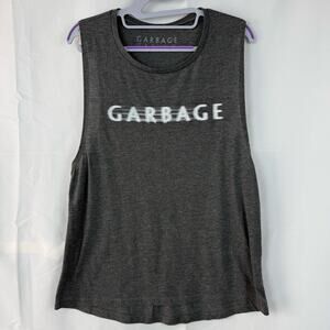 Rare Garbage Band Free Little Birds Tour Heather Gray Loose Fit Muscle Tank XL
